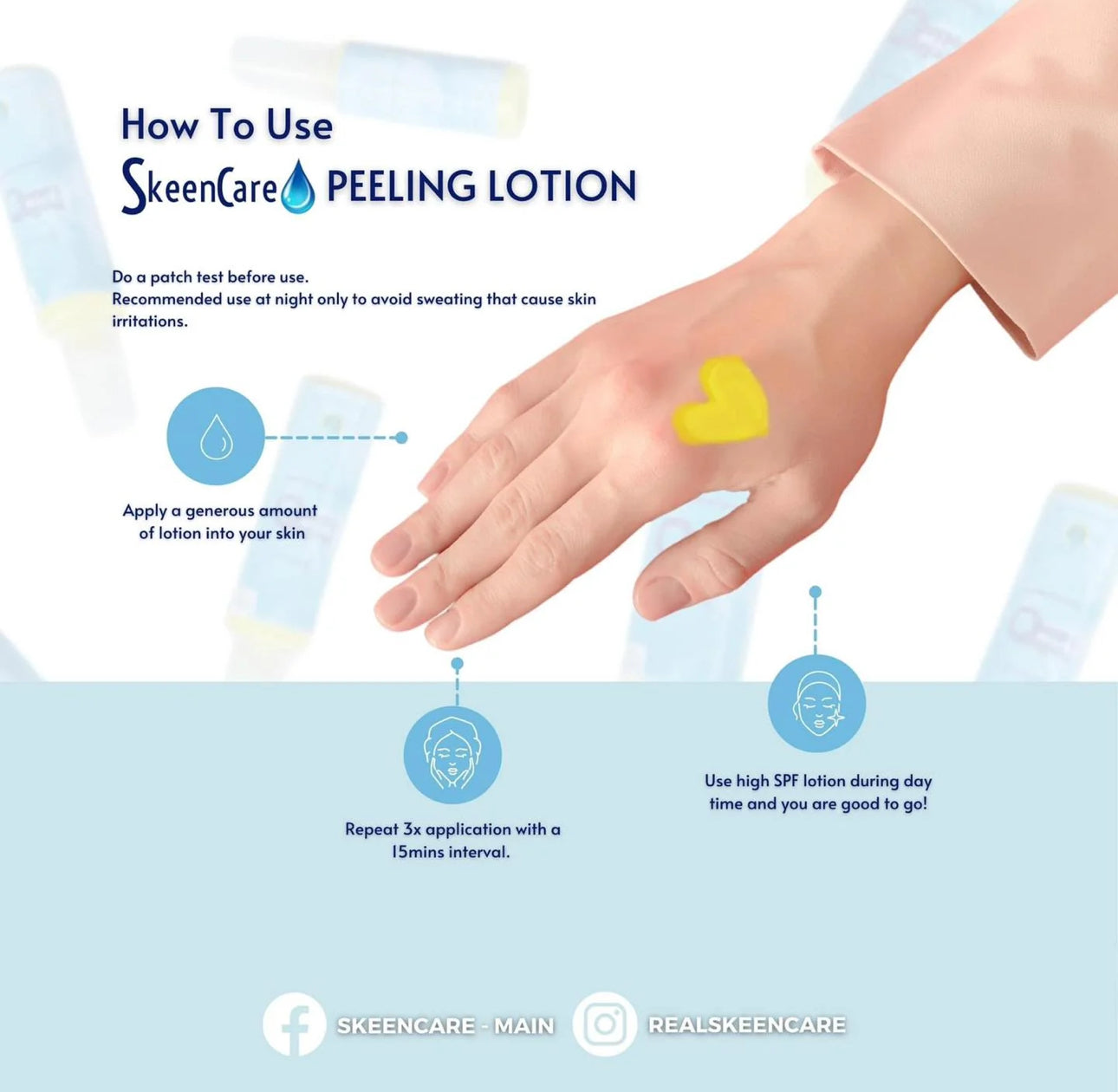 SkeenCare Peeling Lotion Extra Strength 100ml (New Packaging)