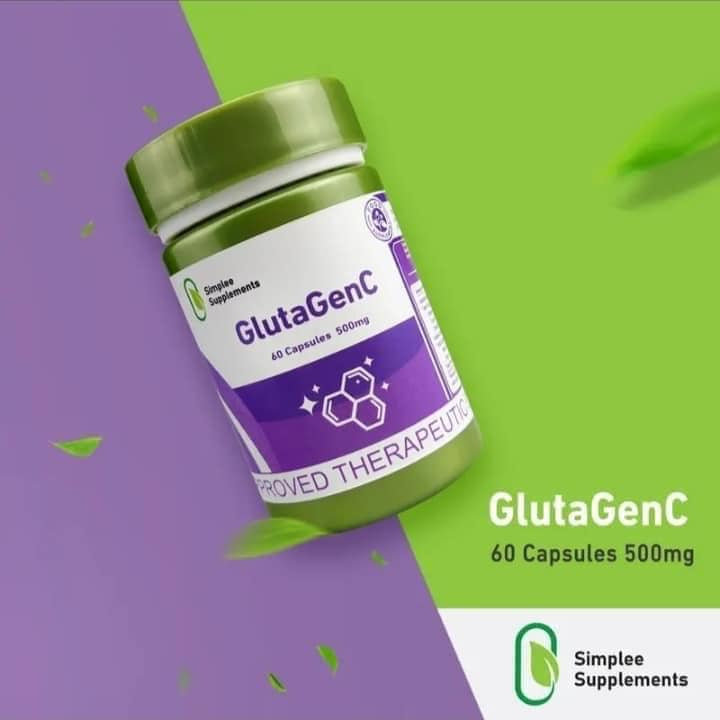 Simplee GlutaGenC Whitening Capsule Supplement 60 Capsules