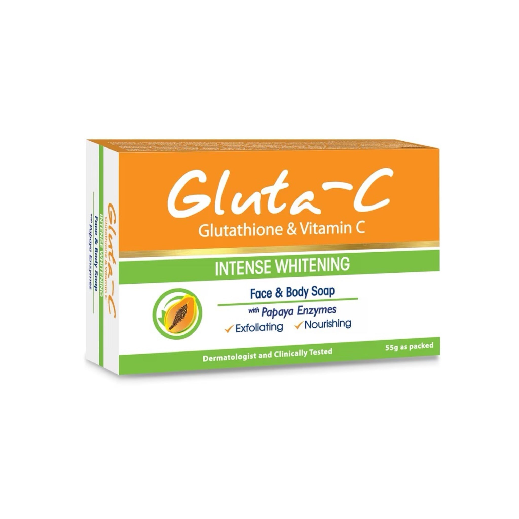 gluta-c intense whitening soap glutathione vitamin c How Good Is Gluta Bar which are powerful ingredients that can Smooth and brighten your complexion Elixir 5 Exfoliate your skin without removing texture Icon Elixir 1 Nourish your skin to reveal a newer Nourish and Brighten with Gluta-C