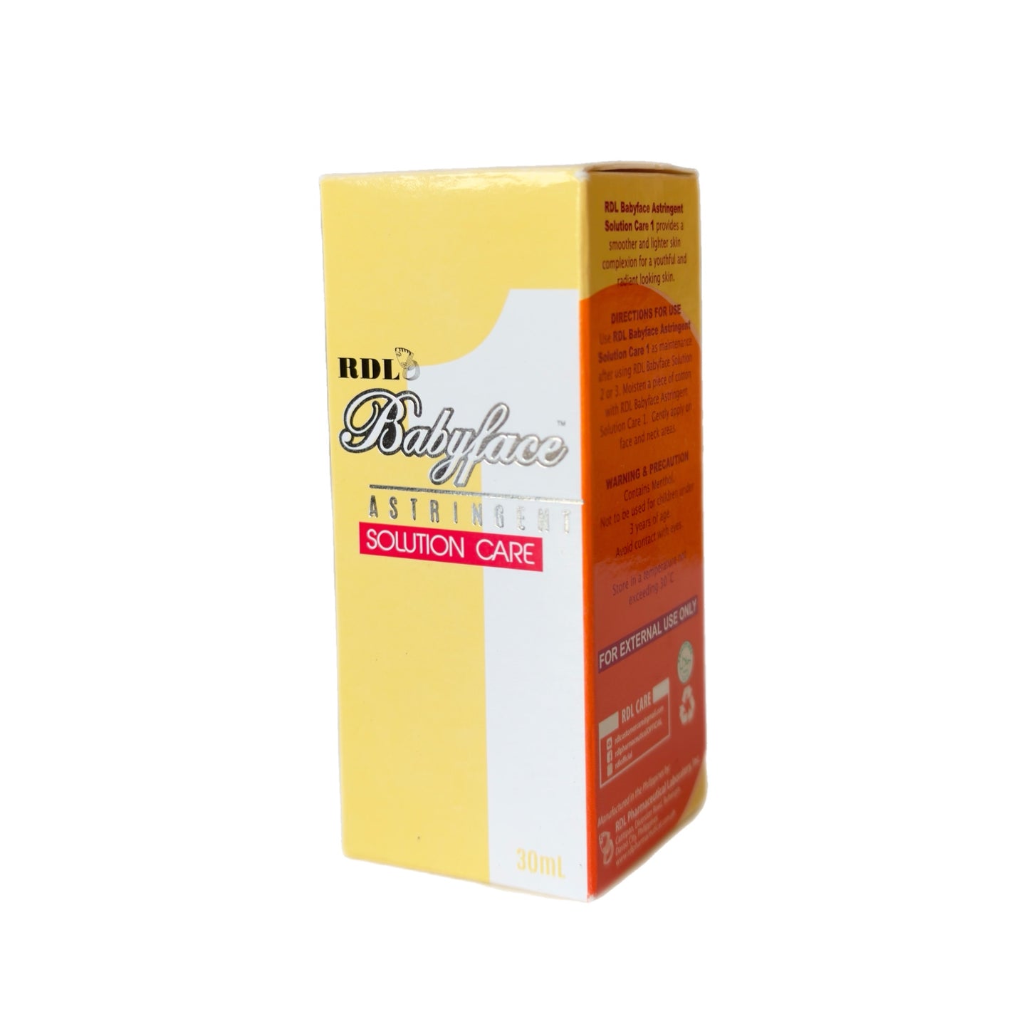 RDL Babyface Astringent Solution Care #1