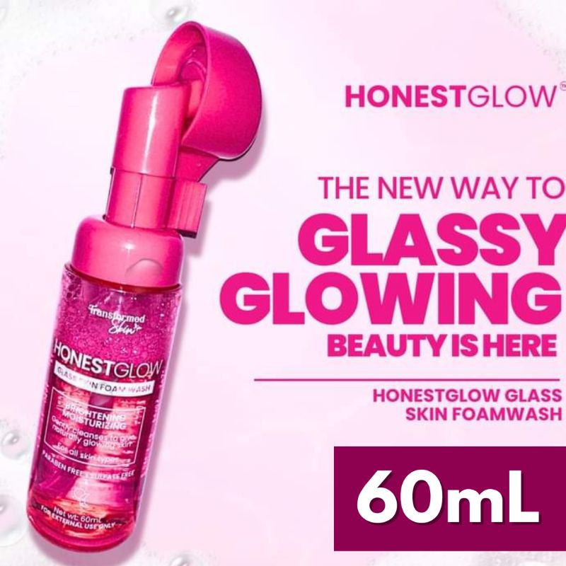 Honest Glow Glass Skin Foam Wash 60ml