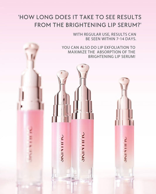 SKINTIFIC Peptide Brightening Lip Serum 6.5ml (Choose a Shade)