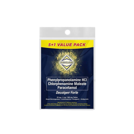 Decolgen Forte Tablet (Choose a Variant)