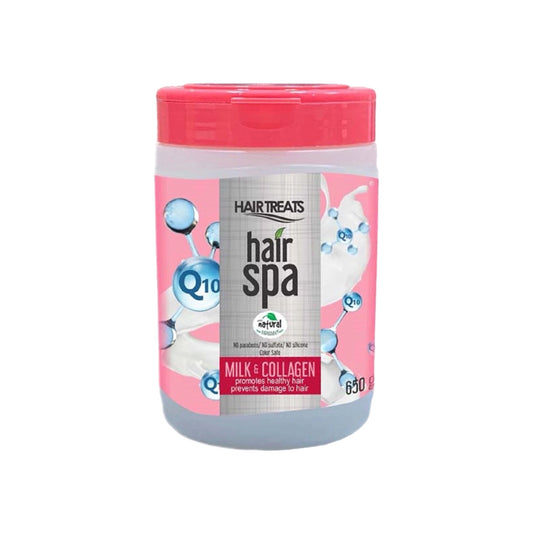Hair Treats Hair Spa Milk & Collagen (For Dry, Damaged Hair) 650g
