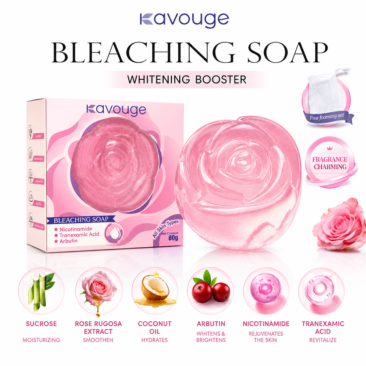 Kavouge Bleaching Soap 80g