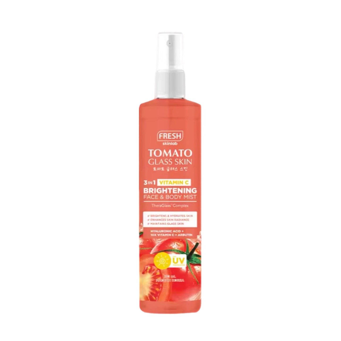 Fresh Skinlab Tomato Glass Skin 3 in 1 Brightening Face and Body Mist 150ml