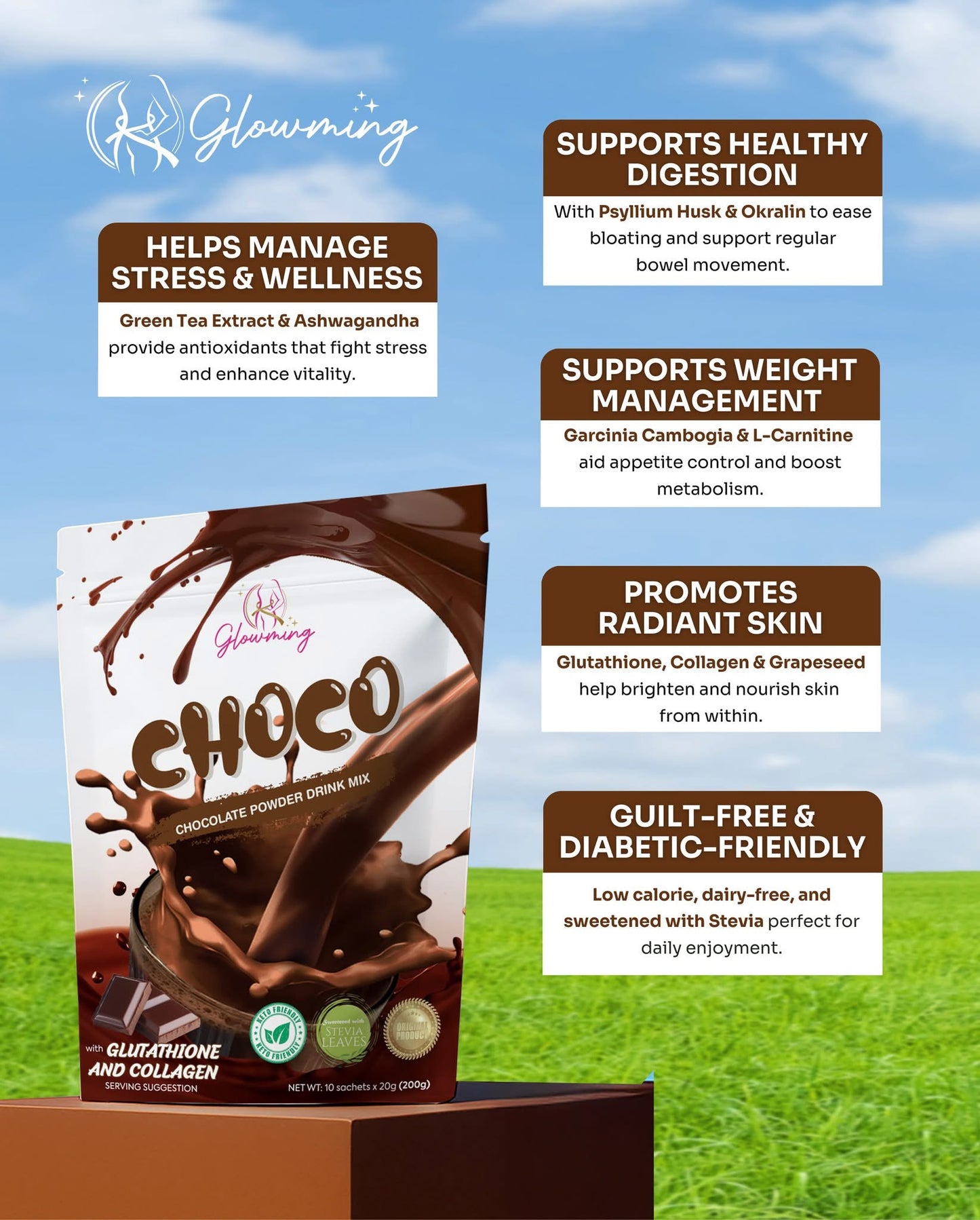 Glowming Choco by Cris Cosmetics 10s