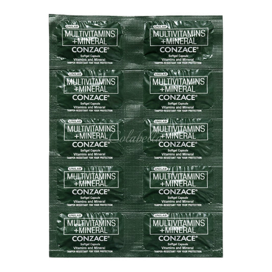 Conzace Multivitamins + Minerals 10 Softgel Capsules
