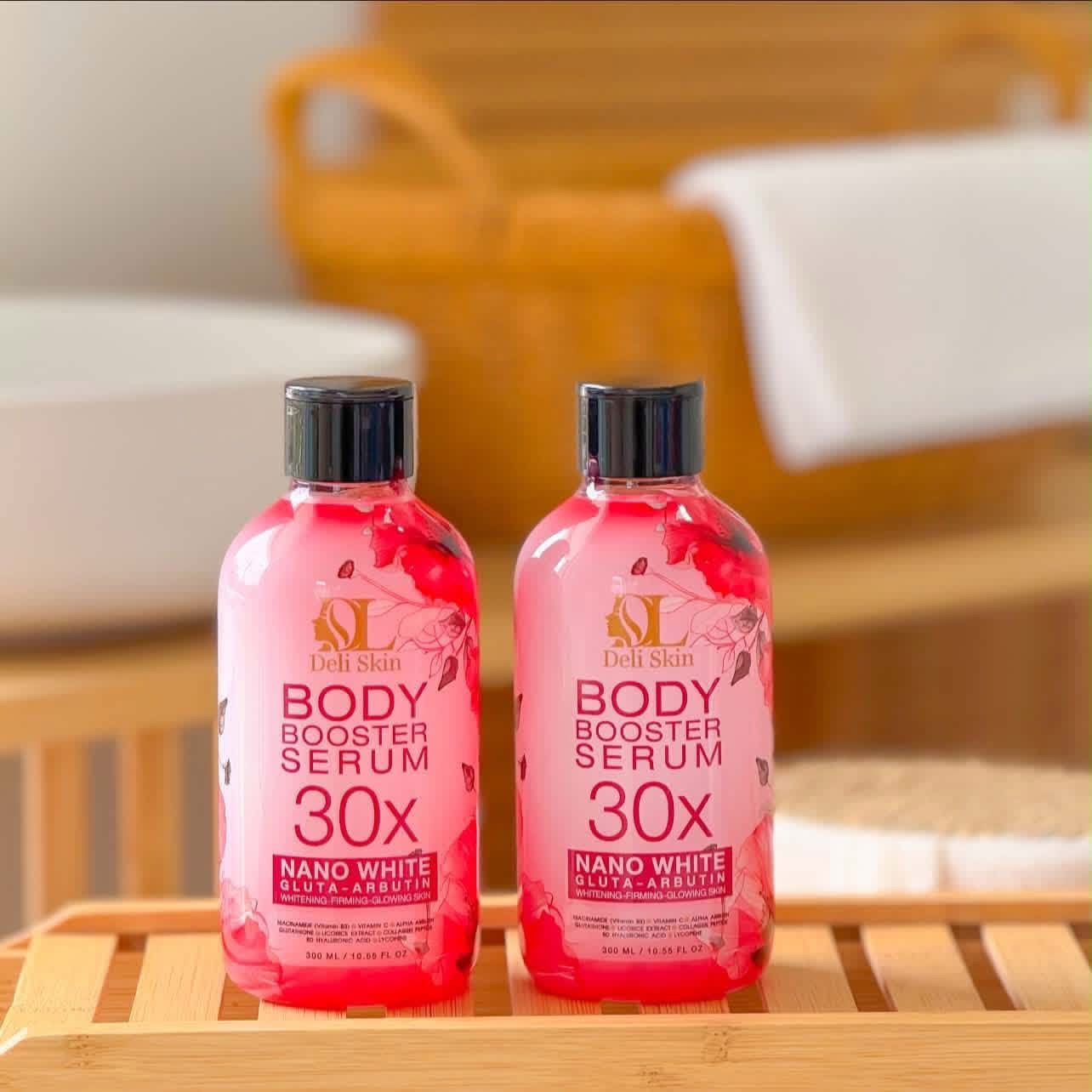 Deli Skin Body Booster Serum 30x Nano White Gluta Arbutin 300ml