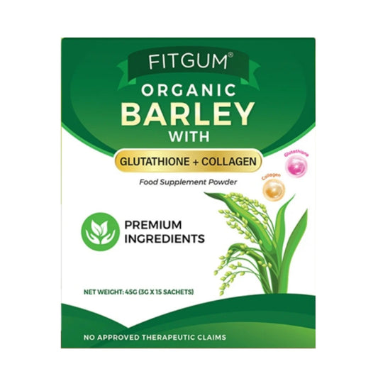 Fitgum Organic Barley (Clutathione +
Collagen) 15s