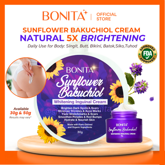 Bonita Sunflower Bakuchiol Inguinal Whitening Cream 50g