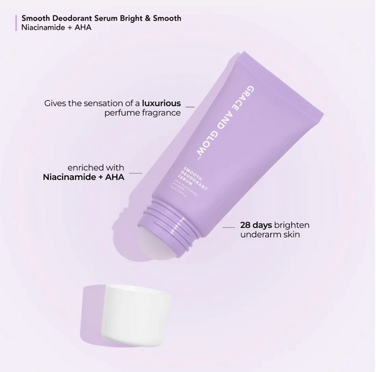 Grace and Glow Bright & Smooth
Deodorant Serum 50ml