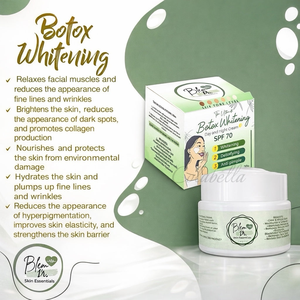 Blem Dr. The Ultimate Botox Whitening Day and Night Cream SPF70 15g