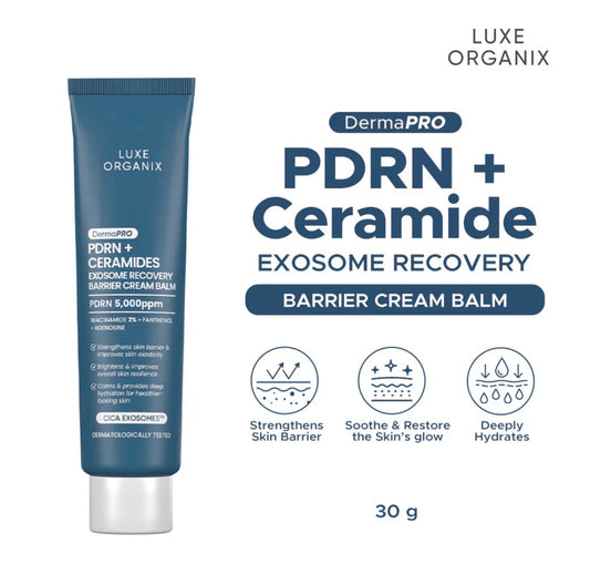 Luxe Organix DermaPRO PDRN + Ceramides Barrier Cream Balm 30g