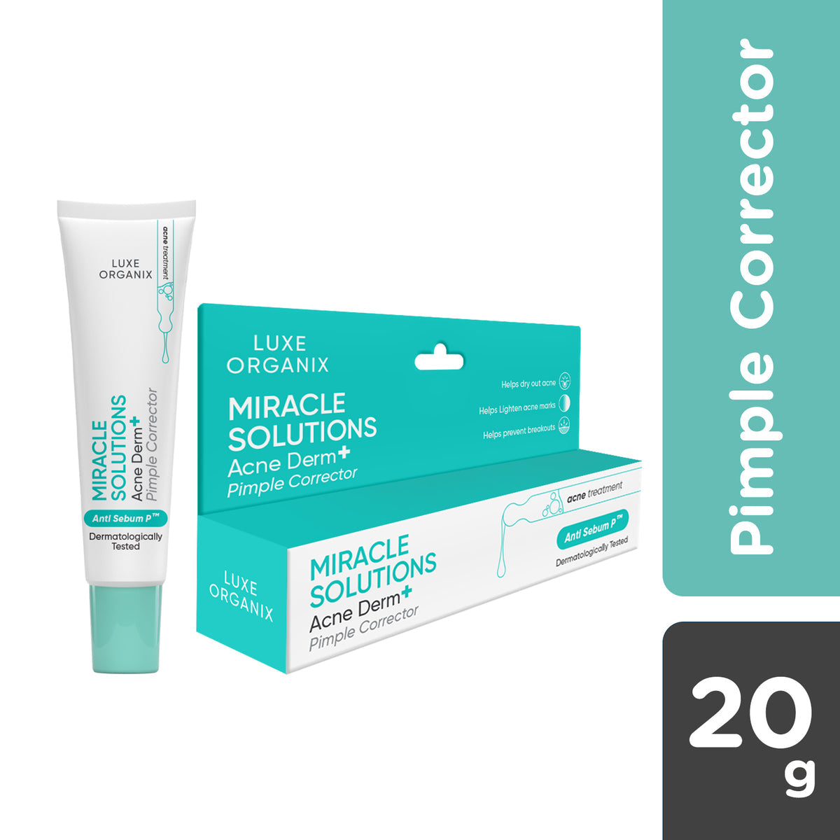 Luxe Organix Miracle Solutions Pimple Corrector 20g