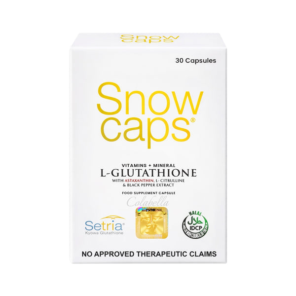 Snow Caps Gold L-Glutathione 749mg 30s – Colabella