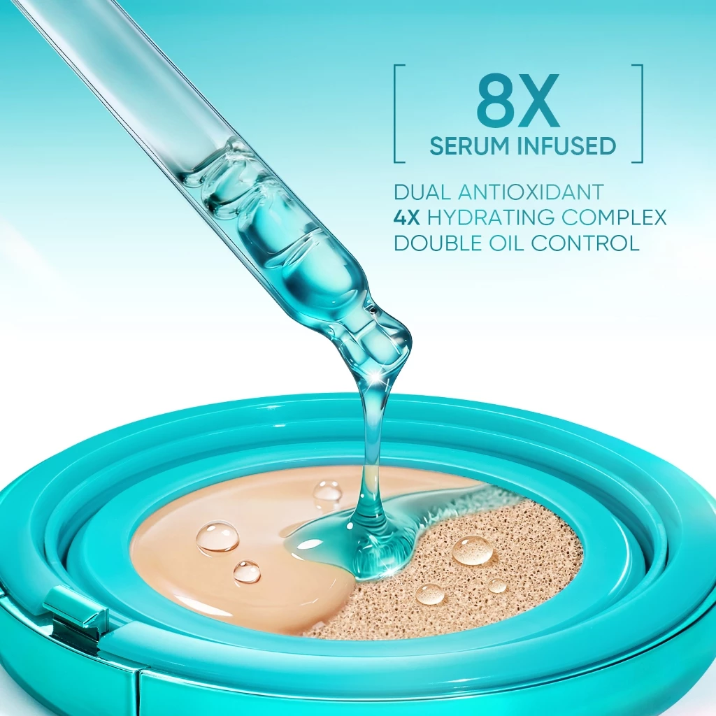 SKINTIFIC Perfect Stay Serum Matte Cushion SPF 50 PA++++ (Choose a Shade)