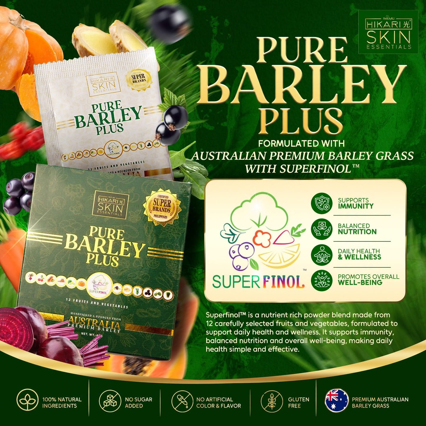 Hikari Skin Essentials Pure Barley Plus 10s