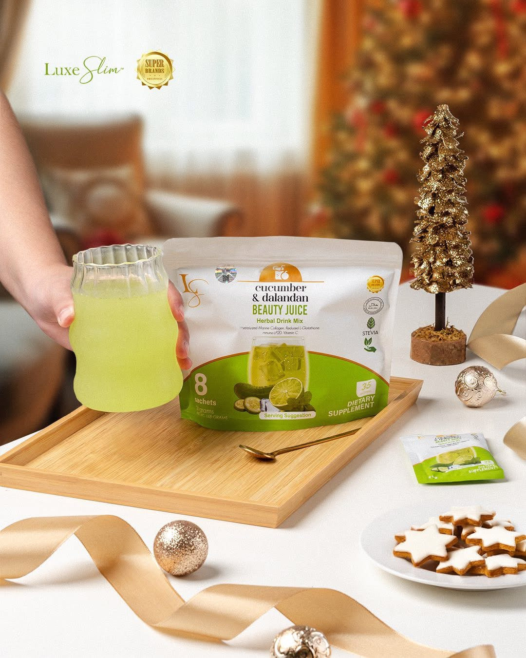 Luxe Slim Cucumber & Dalandan Beauty Juice 8s