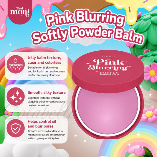 Thai Moni Pink Blurring Softly Powder Balm 8g
