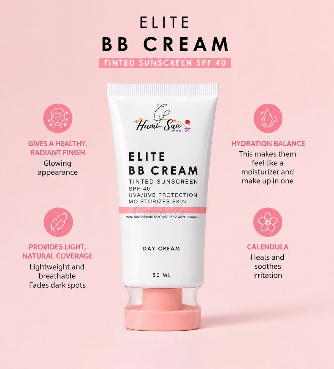 Hami-San Elite BB Cream SPF40 50ml