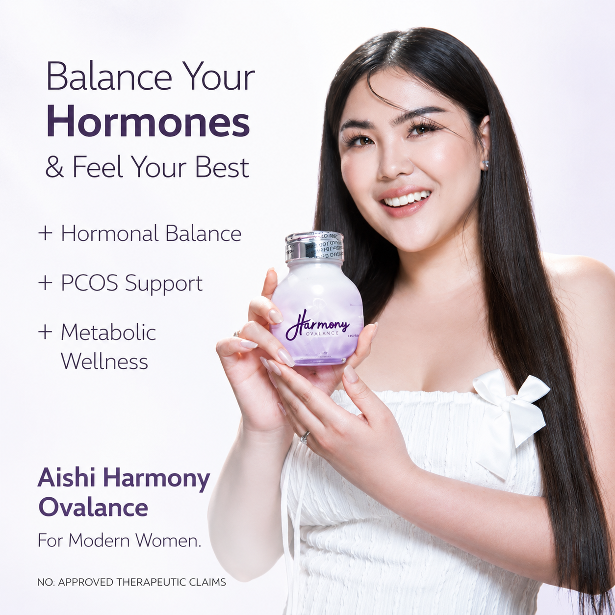 Aishi Harmony Ovalance - Hormonal Wellness Supplement 60 Capsules