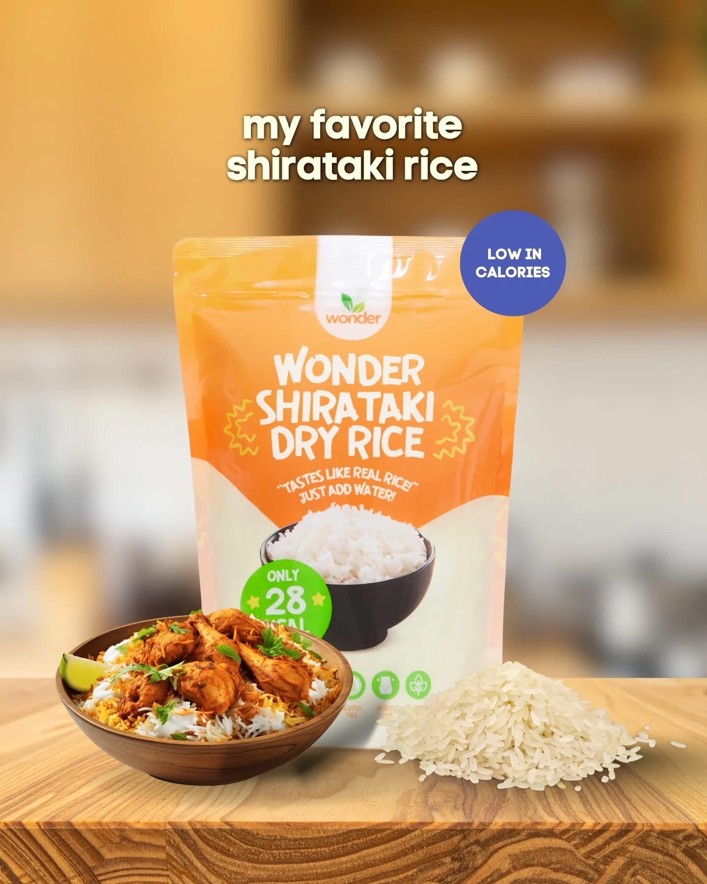Wonder Dry Shirataki Rice 500g