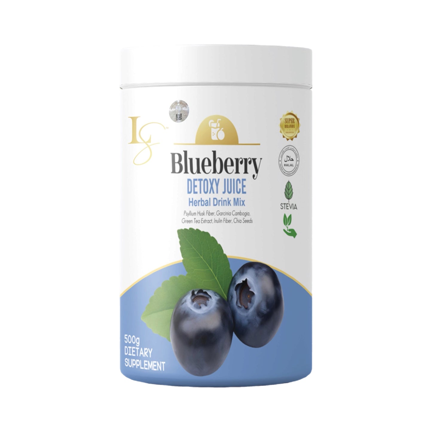 Luxe Slim Blueberry Detoxy Juice 500g