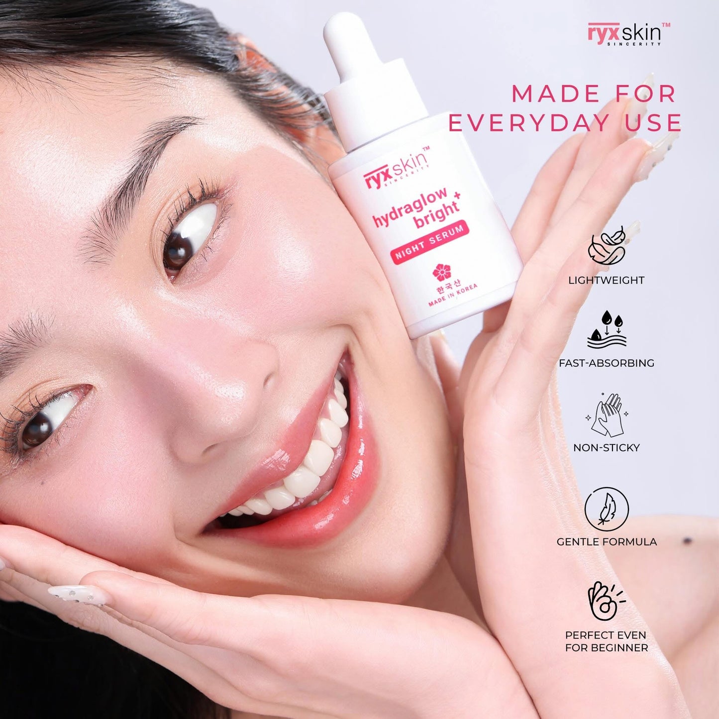 RYX Skin Hydraglow Bright+ Night Serum 30ml