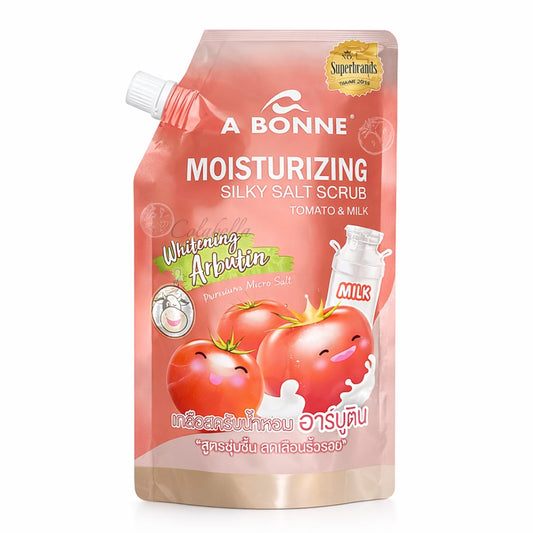 A Bonne’ Moisturizing Silky Salt Scrub Tomato and Milk 350g