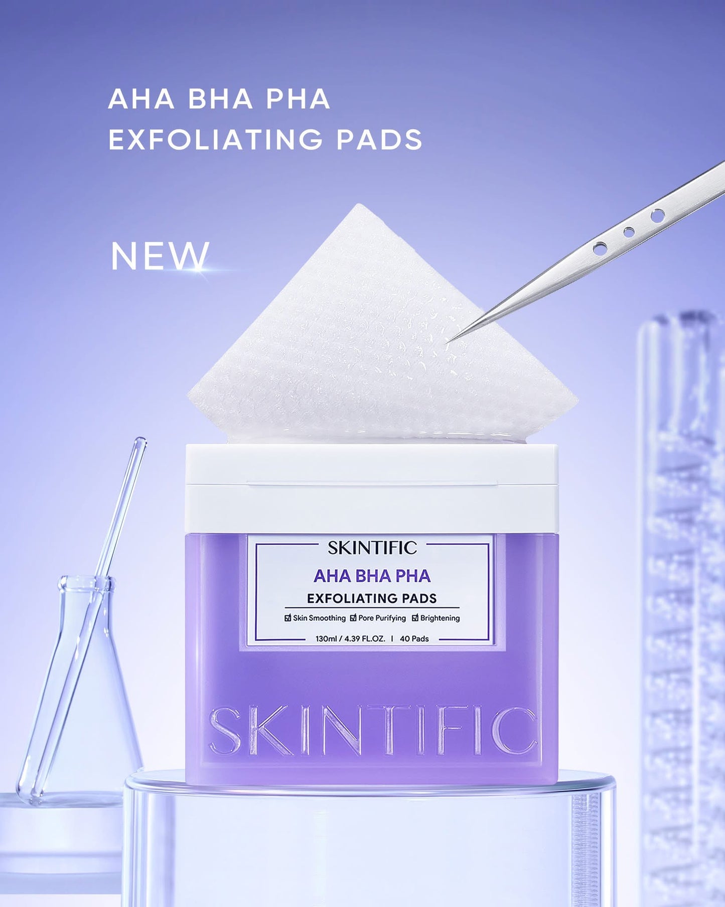 SKINTIFIC AHA BHA PHA Exfoliating Pads