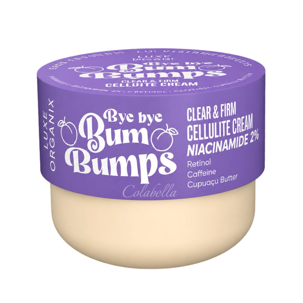 Luxe Organix Bye Bye Bum Bumps Clear & Firm Cellulite Cream 230g