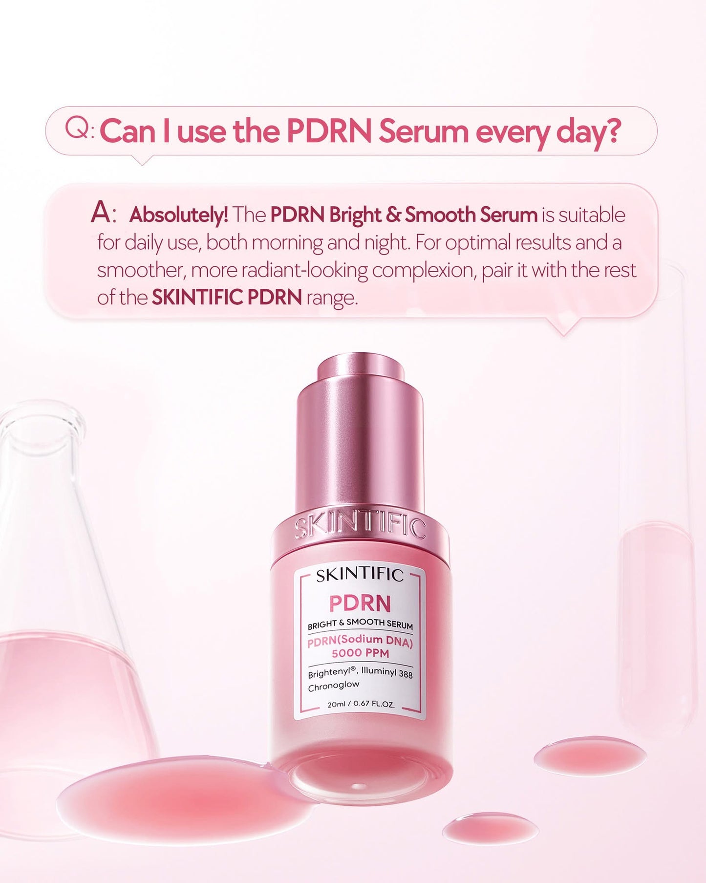 SKINTIFIC PDRN Bright & Smooth Serum 20ml