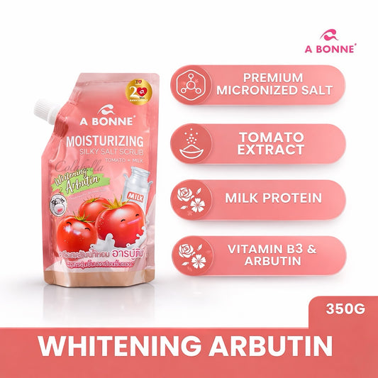 A Bonne’ Moisturizing Silky Salt Scrub Tomato and Milk 350g