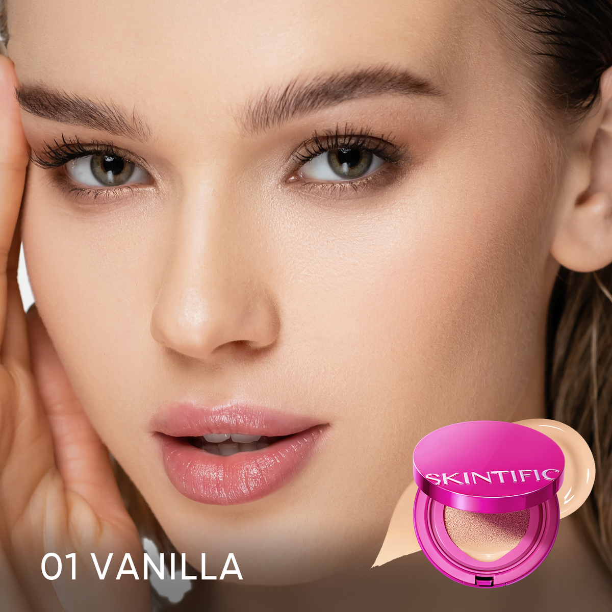 SKINTIFIC Cover Glow Perfect Cushion (Choose a Shade)