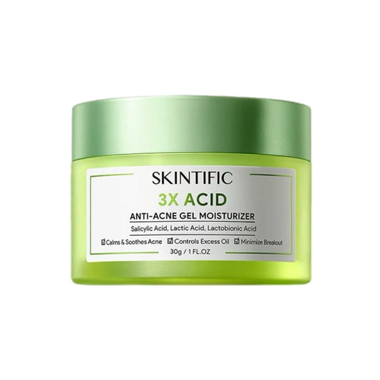 SKINTIFIC 3X Acid Anti-Acne Gel Moisturizer 30g