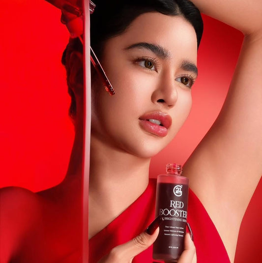 G21 Red Booster Brightening Serum - Nano Whitening Serum Intense Moisture & Hydration 60ml