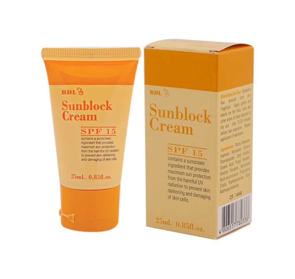 RDL Sunblock Cream SPF15 25ml