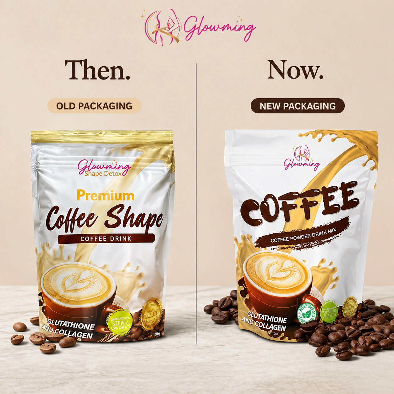 Glowming Coffee Powder Drink Mix 10s