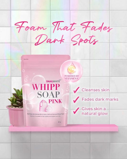 SNAILWHITE Whipp Soap Pink 80g