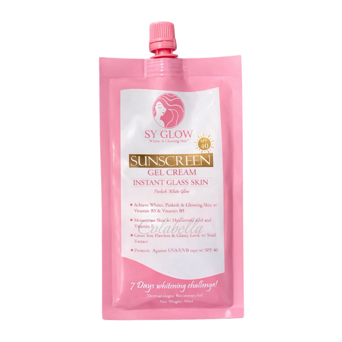 SY Glow Sunscreen Gel Cream Instant Glass Skin SPF40 50ml