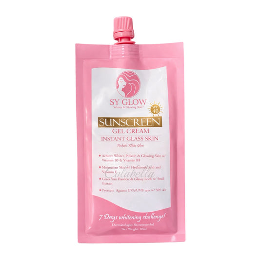 SY Glow Sunscreen Gel Cream Instant Glass Skin SPF40 50ml
