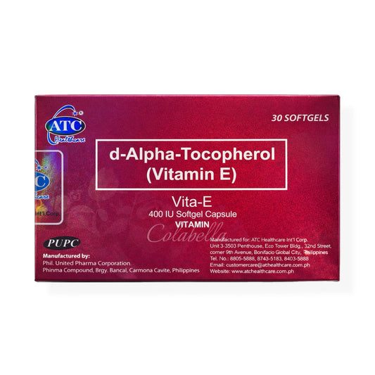 ATC Vita-E 400 IU Softgel Capsules (30 Capsules)