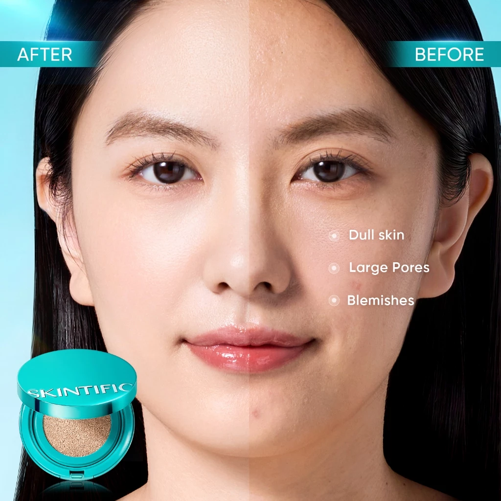 SKINTIFIC Perfect Stay Serum Matte Cushion SPF 50 PA++++ (Choose a Shade)