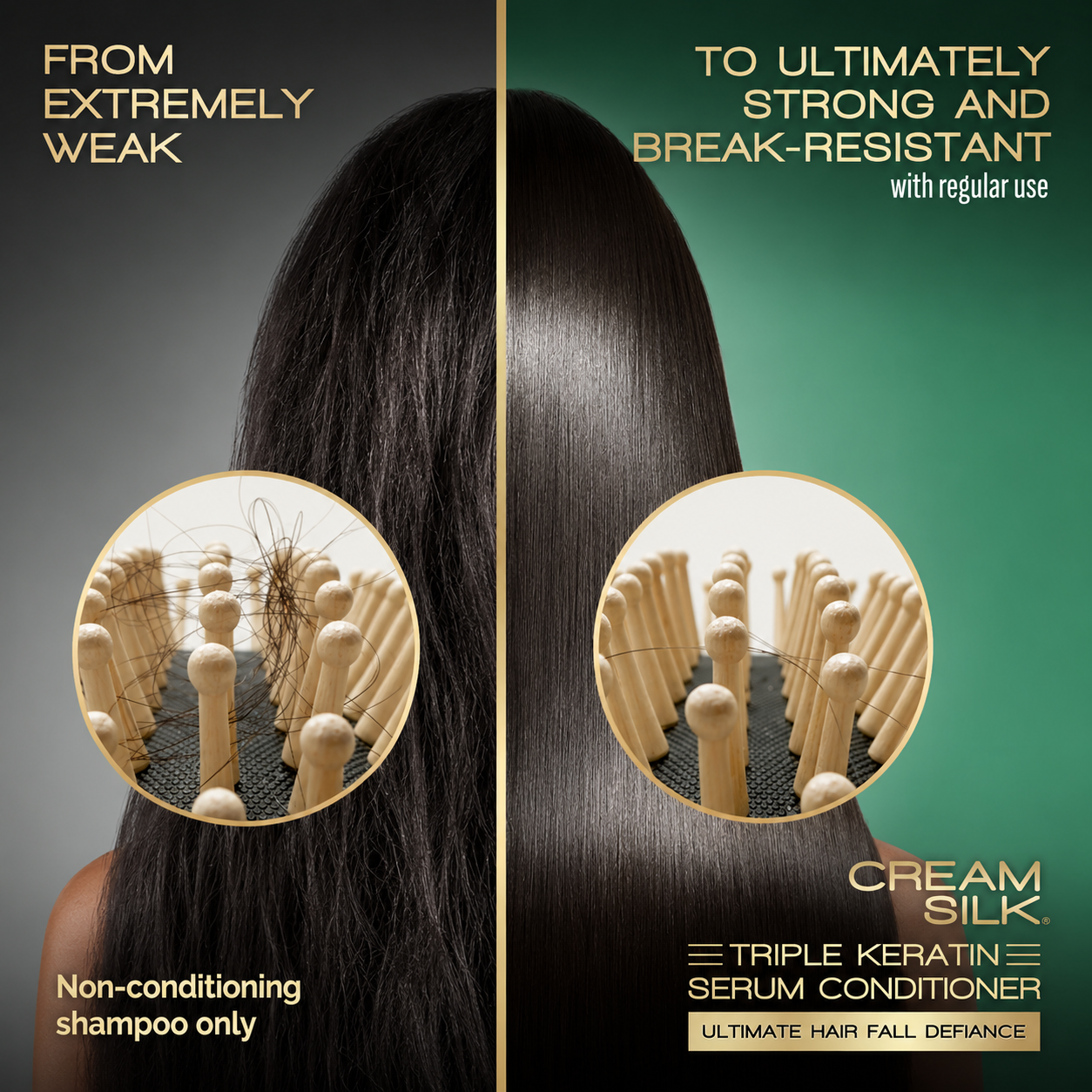 CreamSilk Triple Keratin Biotin 340ml