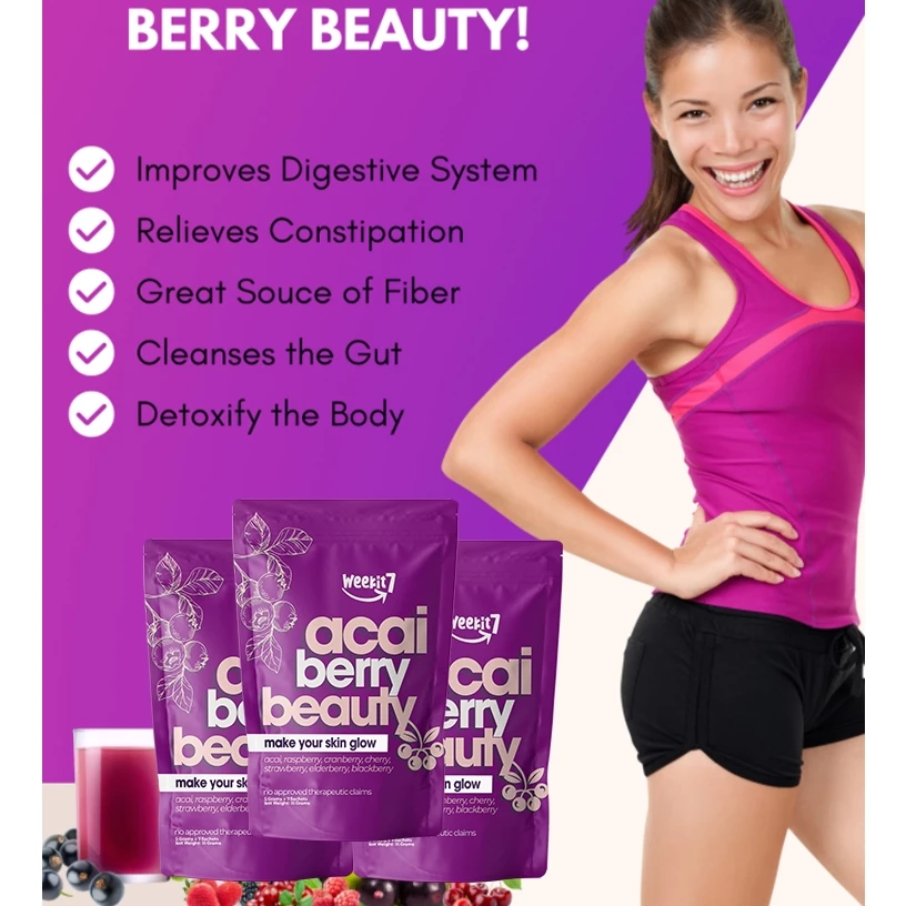 Weekit7 Acai Berry Beauty 5g (7 sachets)