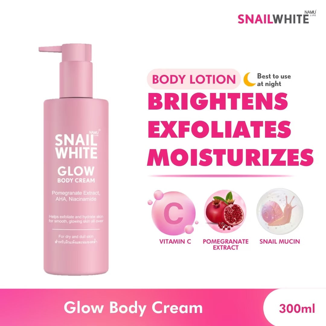 SNAILWHITE Glow Body Cream 300ml