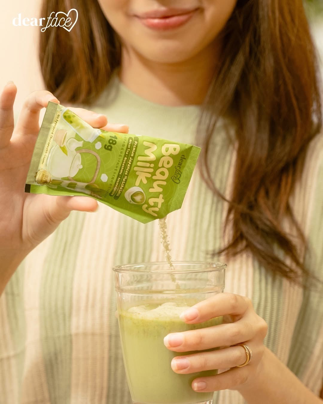 Dear Face Beauty Milk Matcha Latte 10s