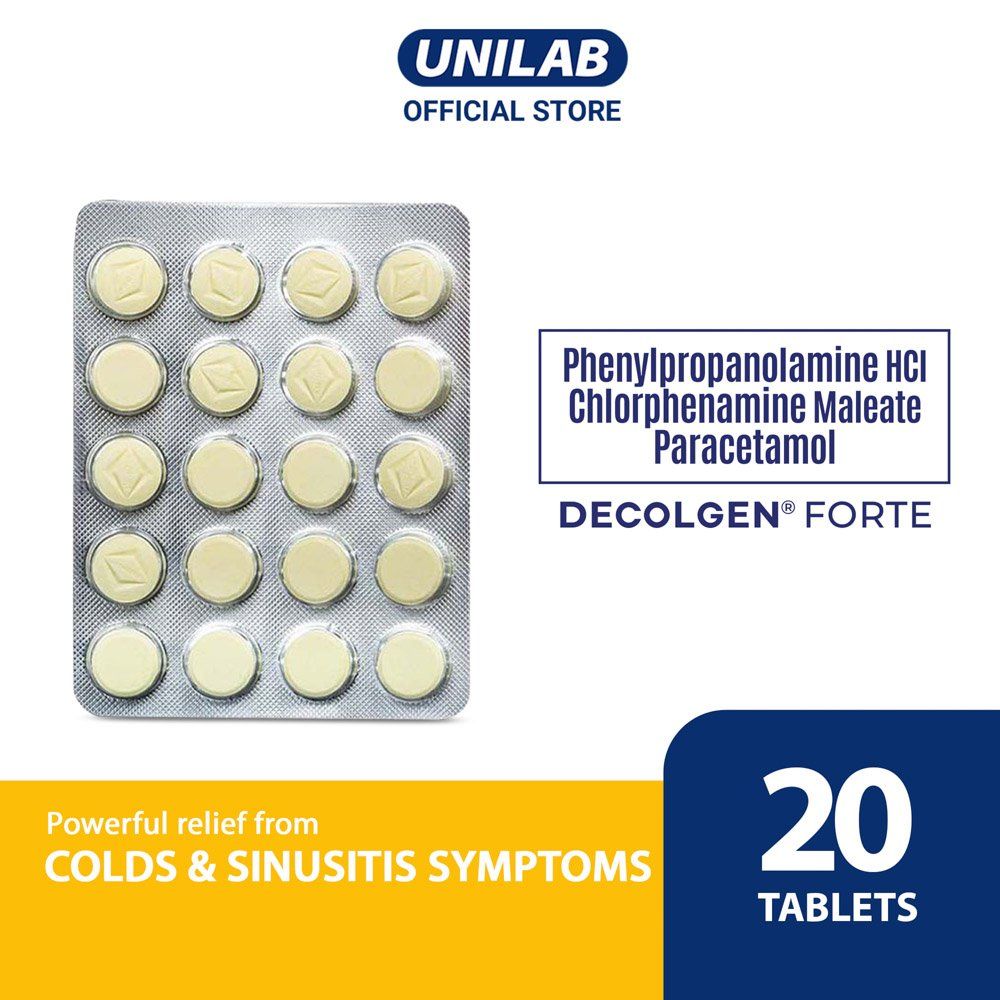 Decolgen Forte Tablet (Choose a Variant)