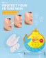HerSkin Sun Blush Serum Sunscreen SPF50 PA+++ 50g